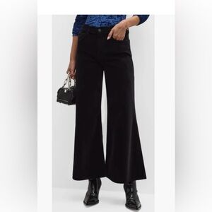 Frame Denim Classic Black Wide Leg Jeans